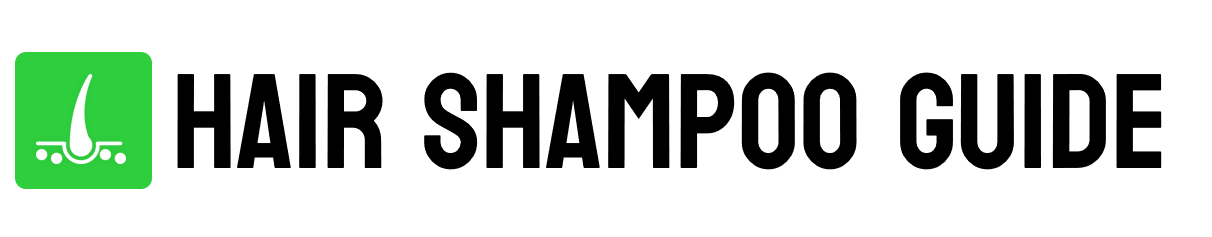 logotipo de la guía de champú para el cabello