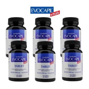 6 Lot Evocapil Plus Hair Growth Vitamin Tablet