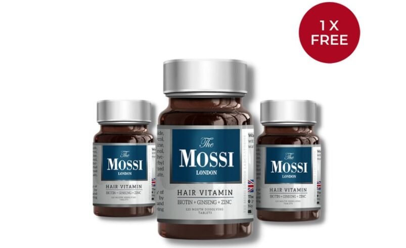 The Mossi London Hair Vitamin – Buy 2 Get 1 Free